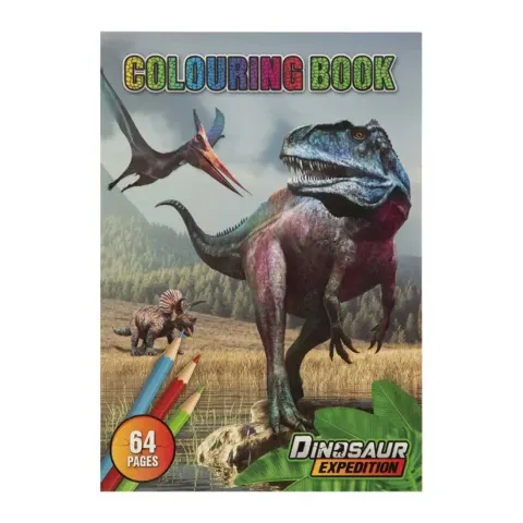 Moxy Carte de colorat Dinozauri, A4, 64 pagini