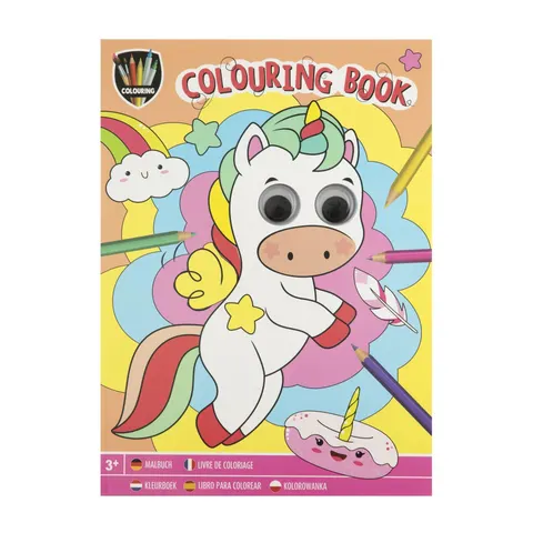 Carte de colorat Moxy, 20 pagini, roz