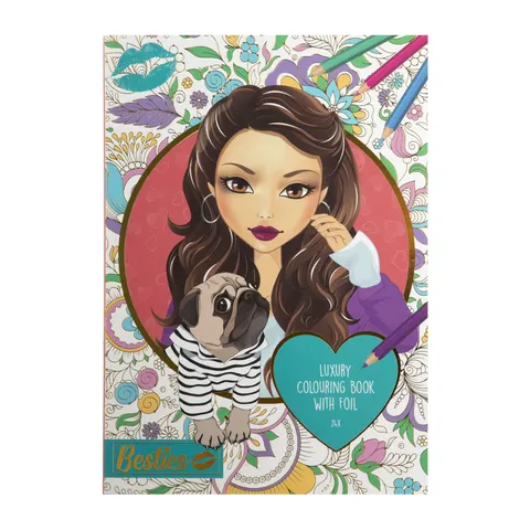 Carte de colorat Moxy Besties, A4, 24 foi