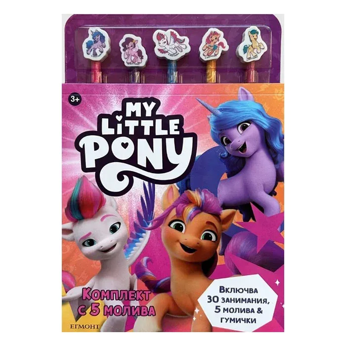 My Little Pony, set cu 5 creioane