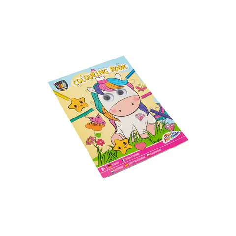 Carte de colorat Moxy Unicorn, A4, 24 pagini