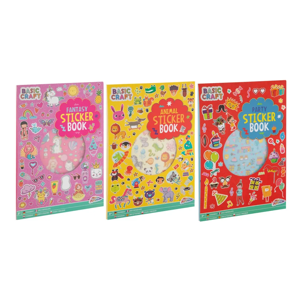 Moxy Carte cu autocolante, A4, asortat, 48 buc.