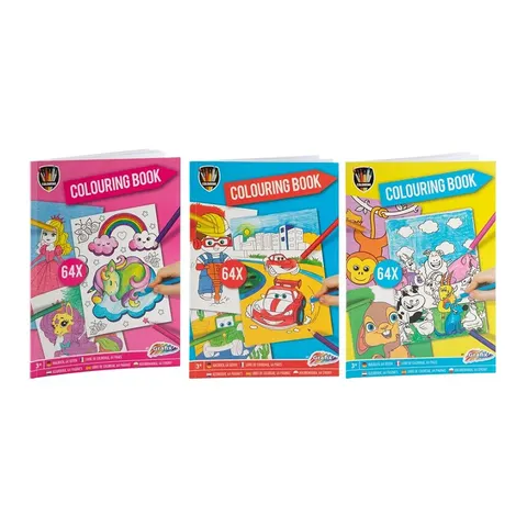 Moxy Carte de colorat, A4, 64 pagini, asortat, 48 buc.