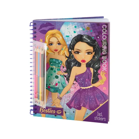 Moxy Carte de colorat, A4, 30 file, cu 5 creioane duble