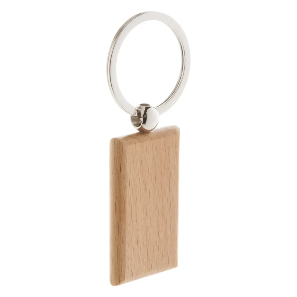 Breloc Cool Squerbis, dreptunghiular, din lemn