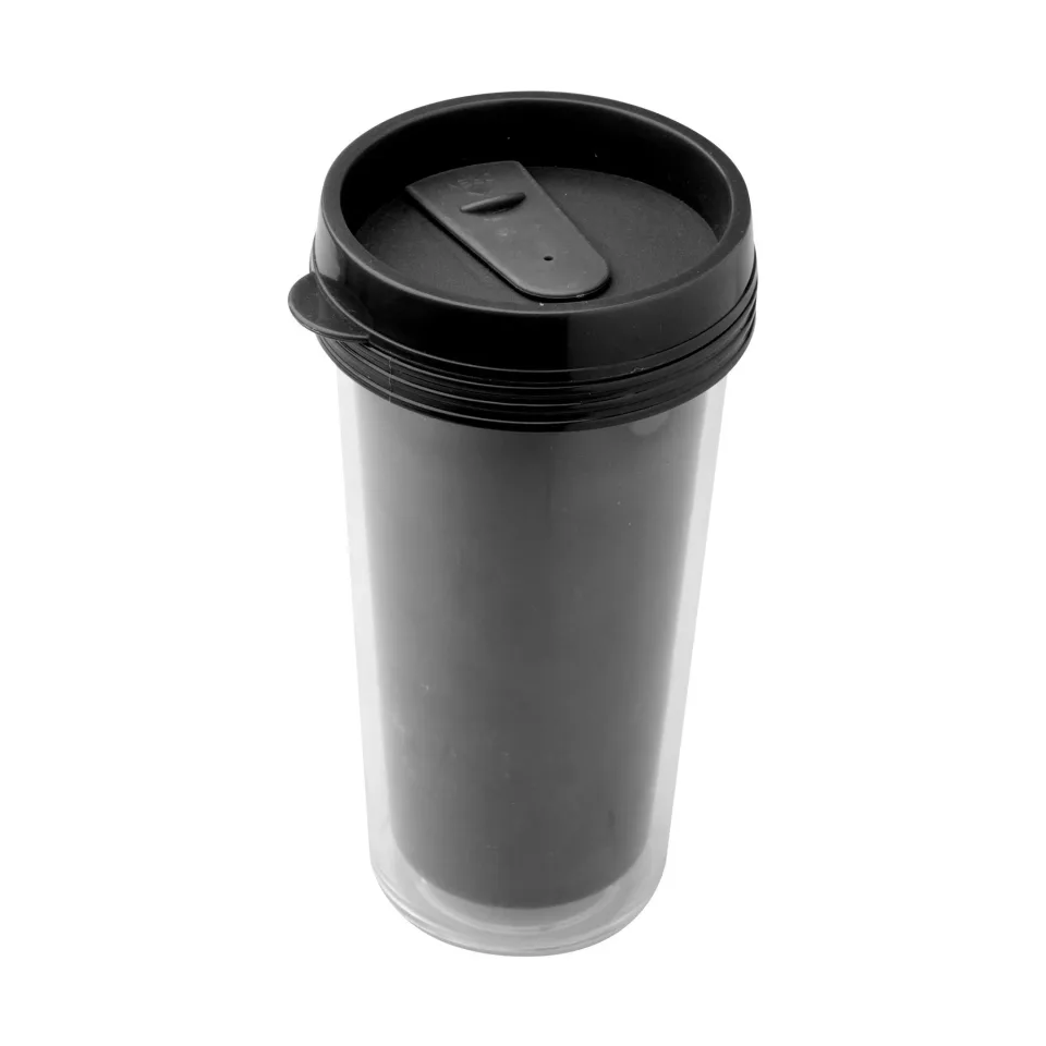 Cană termică Cool Poster, 450 ml, negru