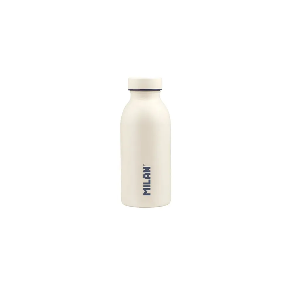 Sticlă de apă Milan 1918, termoizolantă, albă, 354 ml