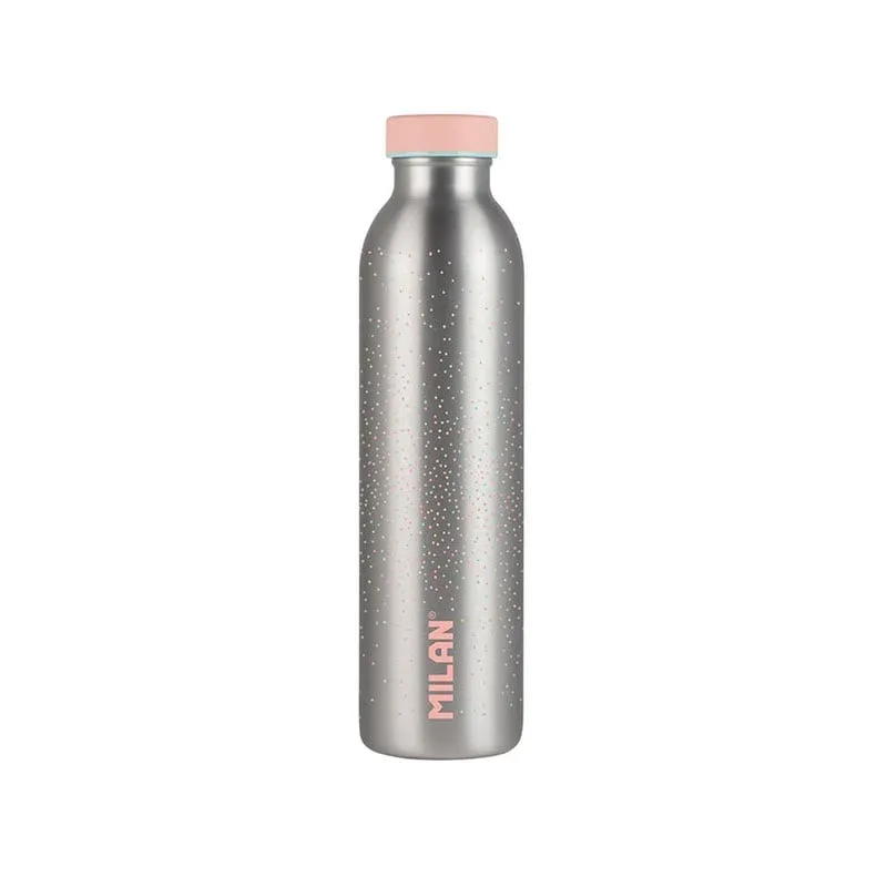 Sticlă de apă Milan Silver, izolată, 591 ml, roz
