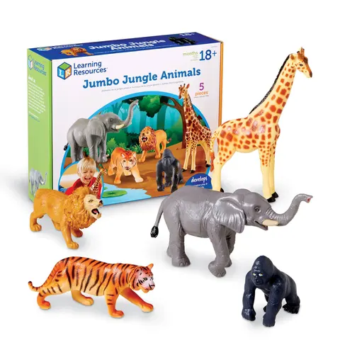 Learning Resources Animale exotice, 5 piese