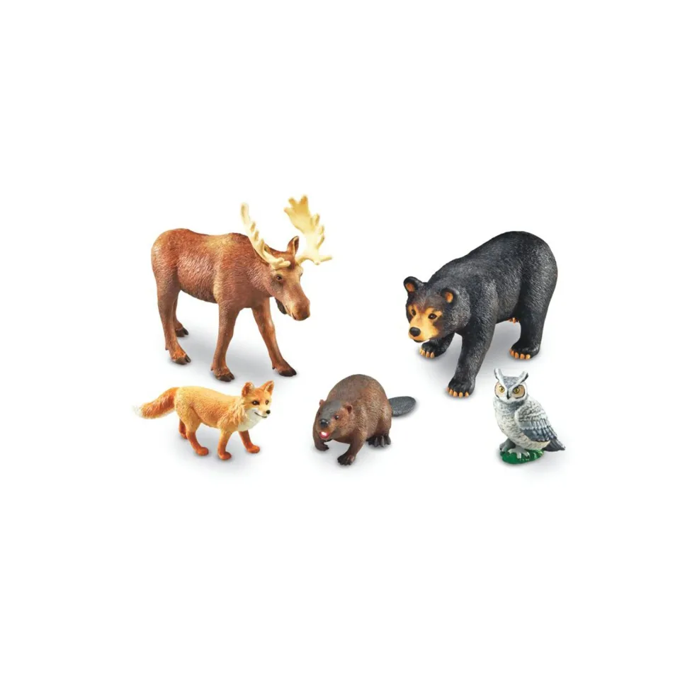 Learning Resources Animale de pădure, 5 buc