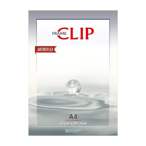 Rama, A4, cu clemă și sticlă antireflex