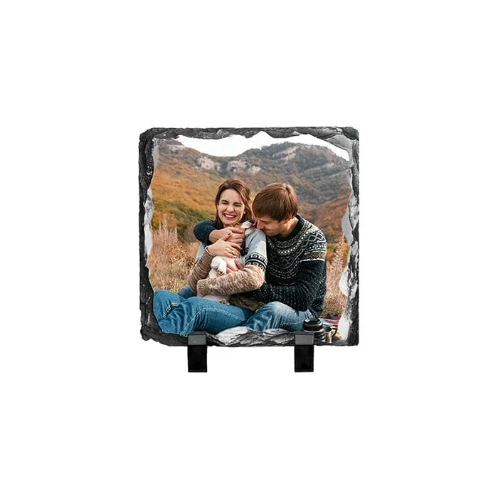 BESTSUB Piatră pentru personalizare, pătrată, 15 x 15 cm