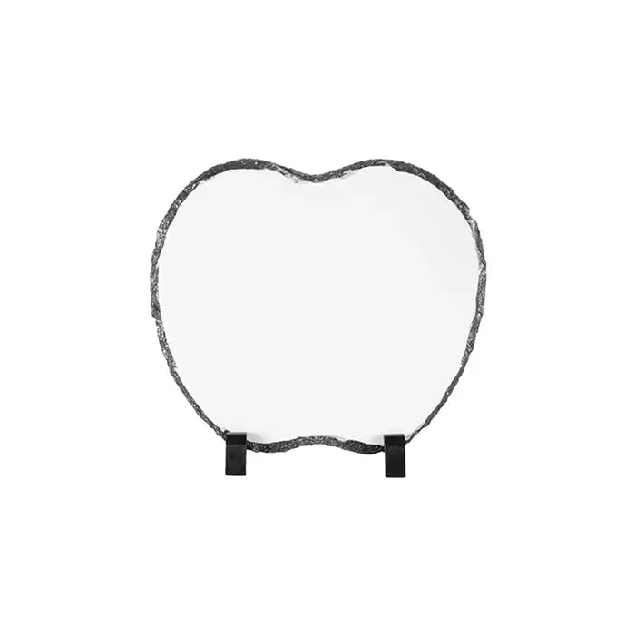 BESTSUB Piatră pentru personalizare, în formă de măr, 17 x 19 cm