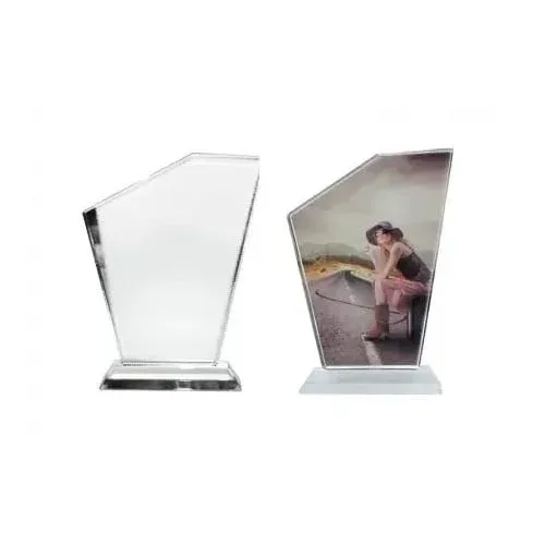 BESTSUB Crystal Triangle, 17 x 14 x 2 cm, personalizabil