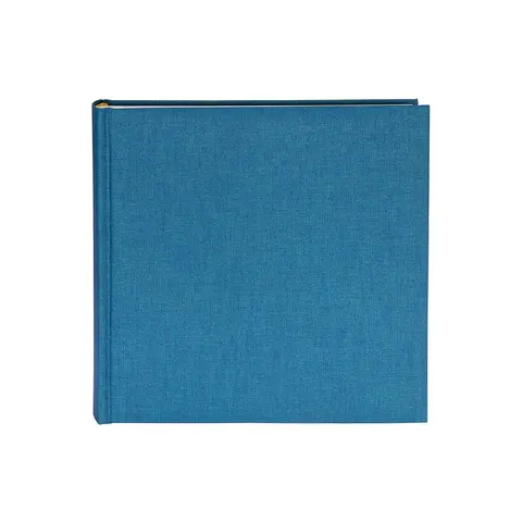 Goldbuch Album, cu 60 pagini albe, 25 x 25 cm, albastru deschis