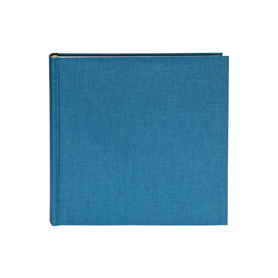 Goldbuch Album, cu 60 pagini albe, 25 x 25 cm, albastru deschis