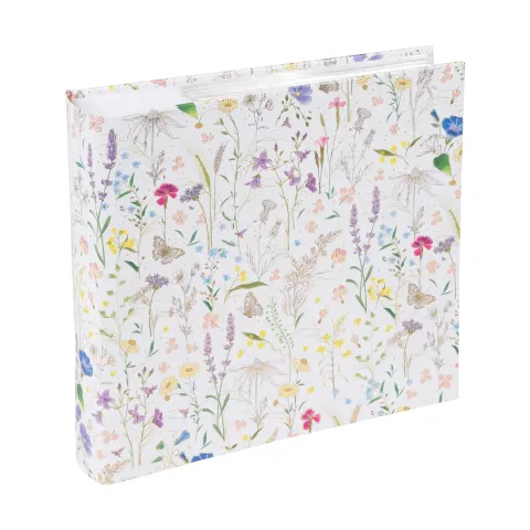 Goldbuch Album Summer Meadow, pentru 200 de fotografii, cu buzunare, 10 x 15 cm, alb