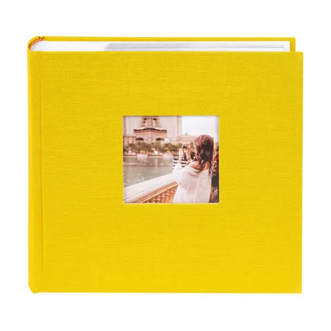 Goldbuch Album Bella Vista, pentru 200 fotografii, cu buzunare, 10 x 15 cm, muștar