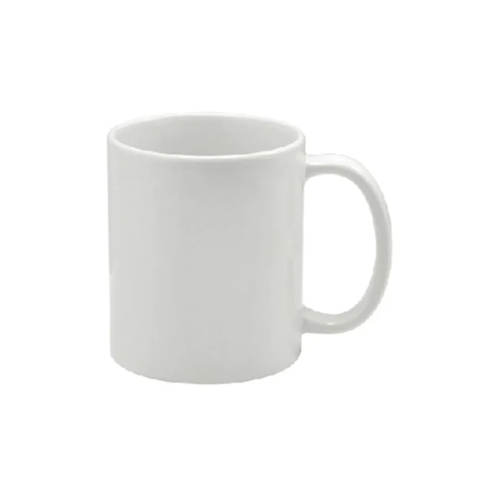 BESTSUB Cană, ceramică, clasa AA, albă, 330 ml, personalizabilă