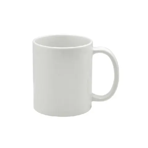 BESTSUB Cană, ceramică, clasa AA, albă, 330 ml, personalizabilă