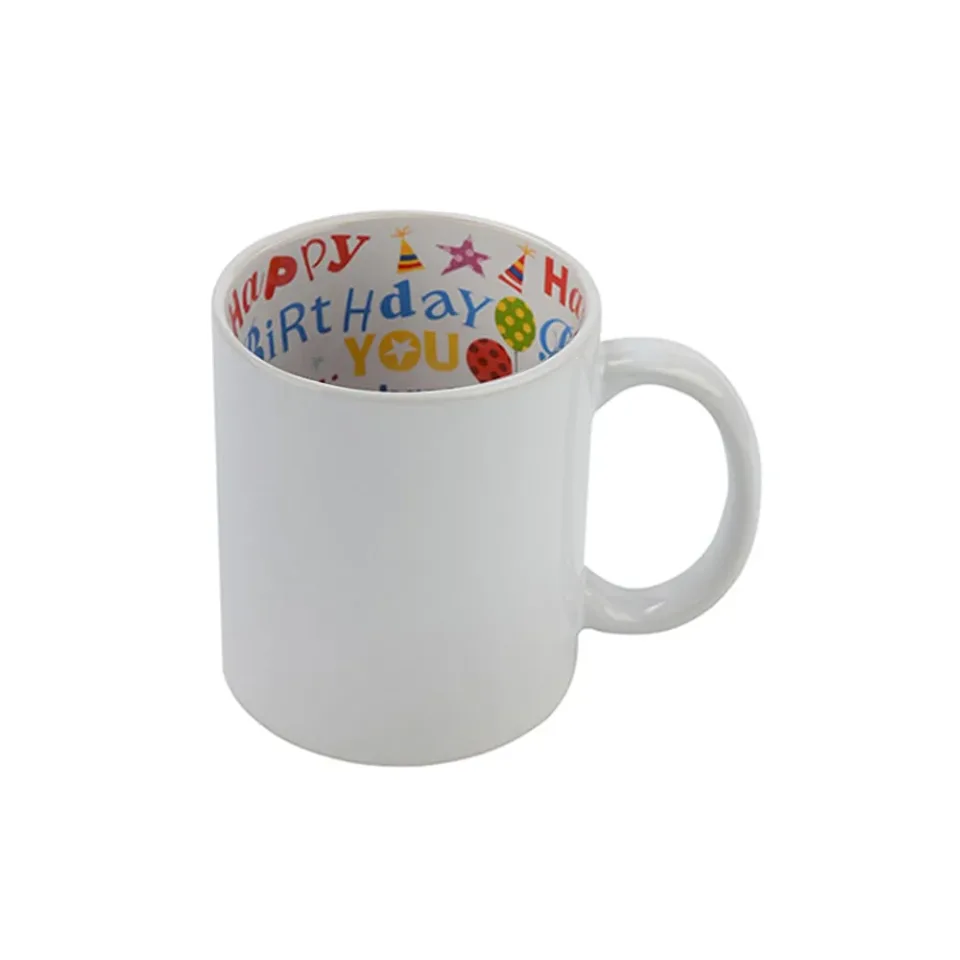 BESTSUB Cană pentru sublimare Motto - La mulți ani, 330 ml