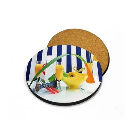BESTSUB Suport pahar, plută, rotund, personalizabil