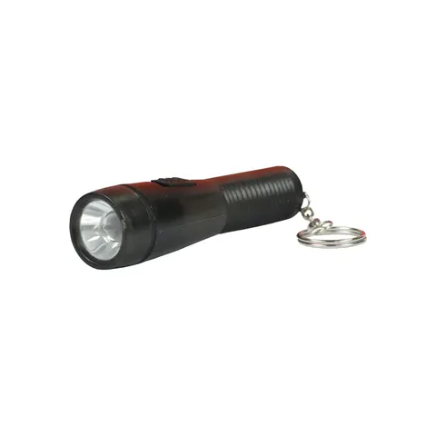 Lanternă breloc Amber, neagră, 5 bucăți