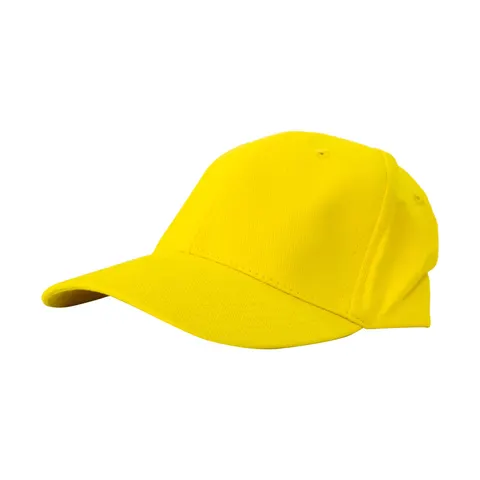 Șapcă de baseball, 6 panouri, galbenă