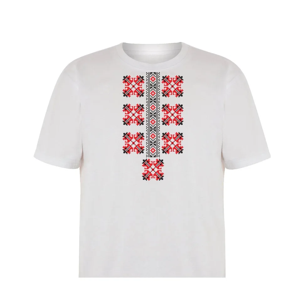Tricou, mărimea S, cu motiv folcloric