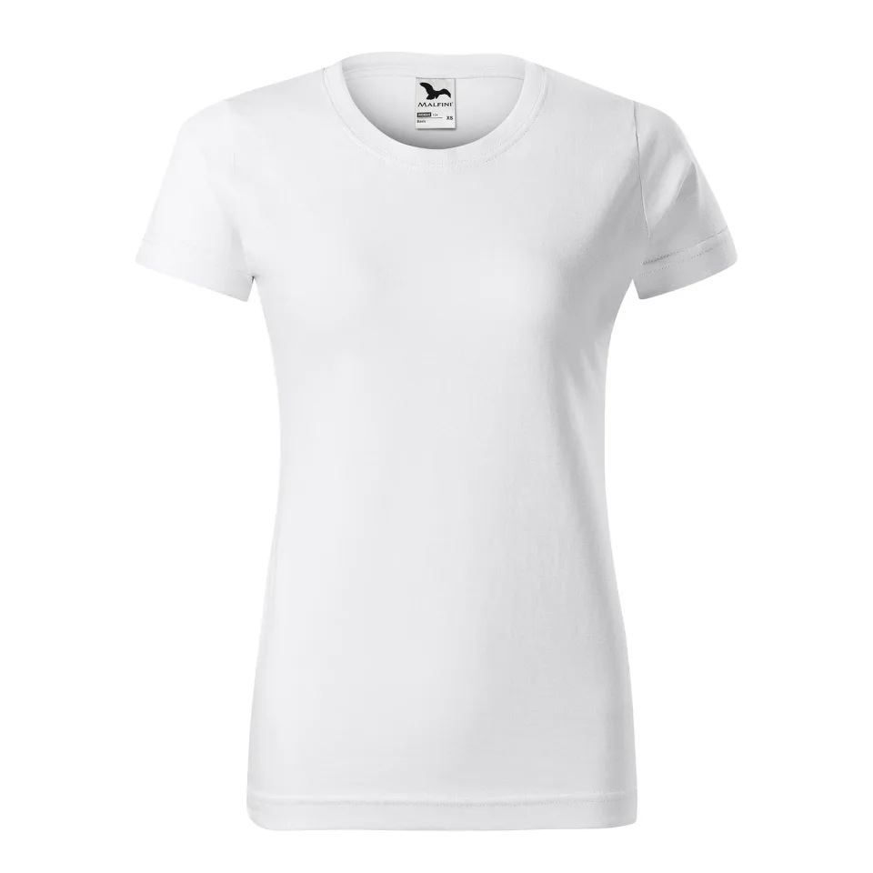 Tricou damă Malfini Basic 134, mărimea L, alb