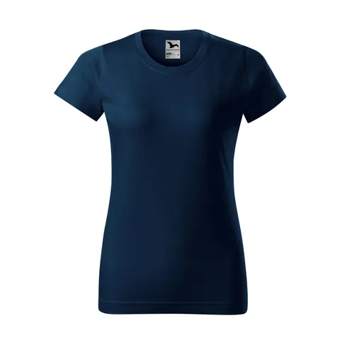Tricou damă Malfini Basic 134, mărimea L, albastru bleumarin