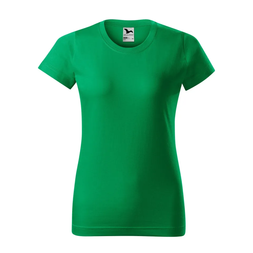 Tricou Malfini pentru femei Basic 134, mărimea M, verde