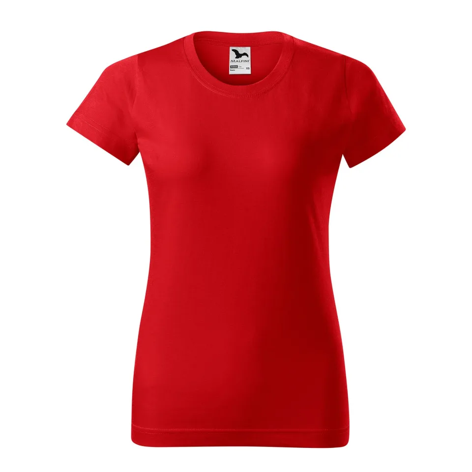 Tricou damă Malfini Basic 134, mărimea XL, roșu