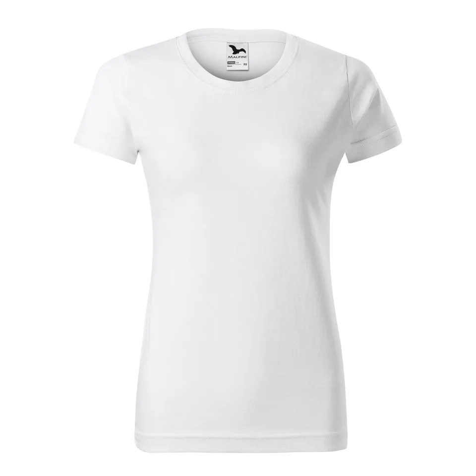 Tricou damă Malfini Basic 134, mărimea XXL, alb