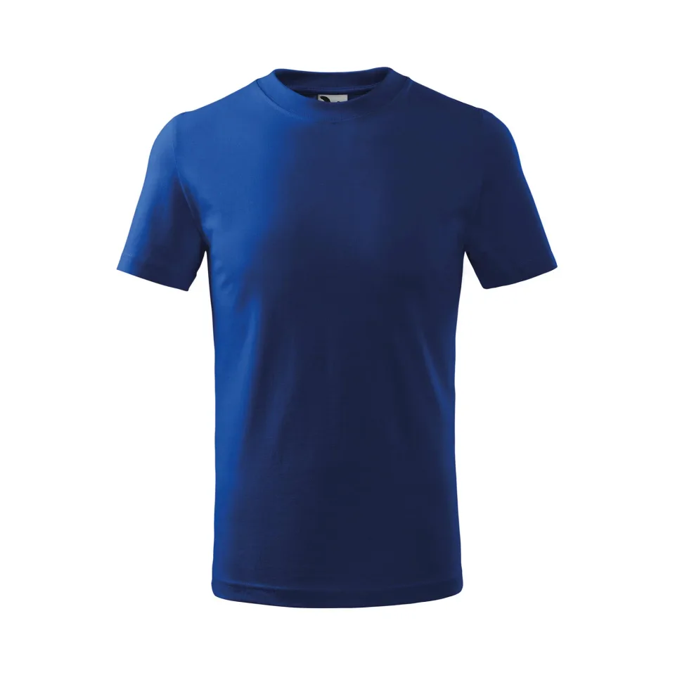 Tricou copii Malfini Basic 138, mărimea 122 cm (6 ani), albastru