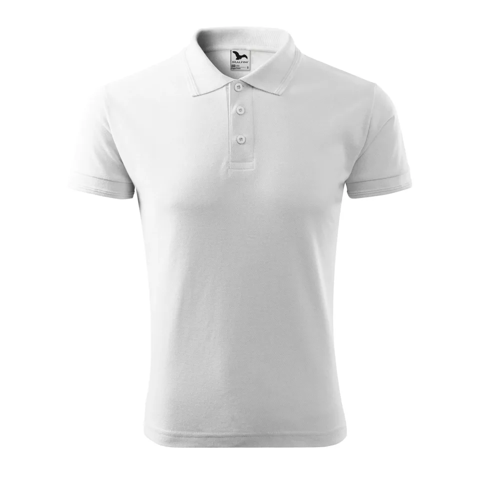 Tricou Polo Malfini pentru bărbați Pique Polo 203, mărimea S, alb