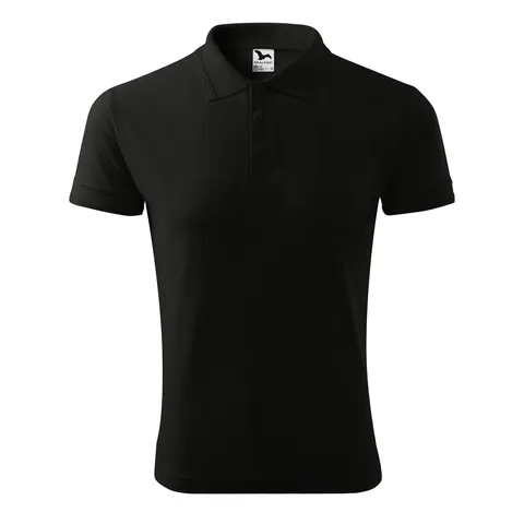 Polo Malfini pentru bărbați Pique 203, mărimea S, negru