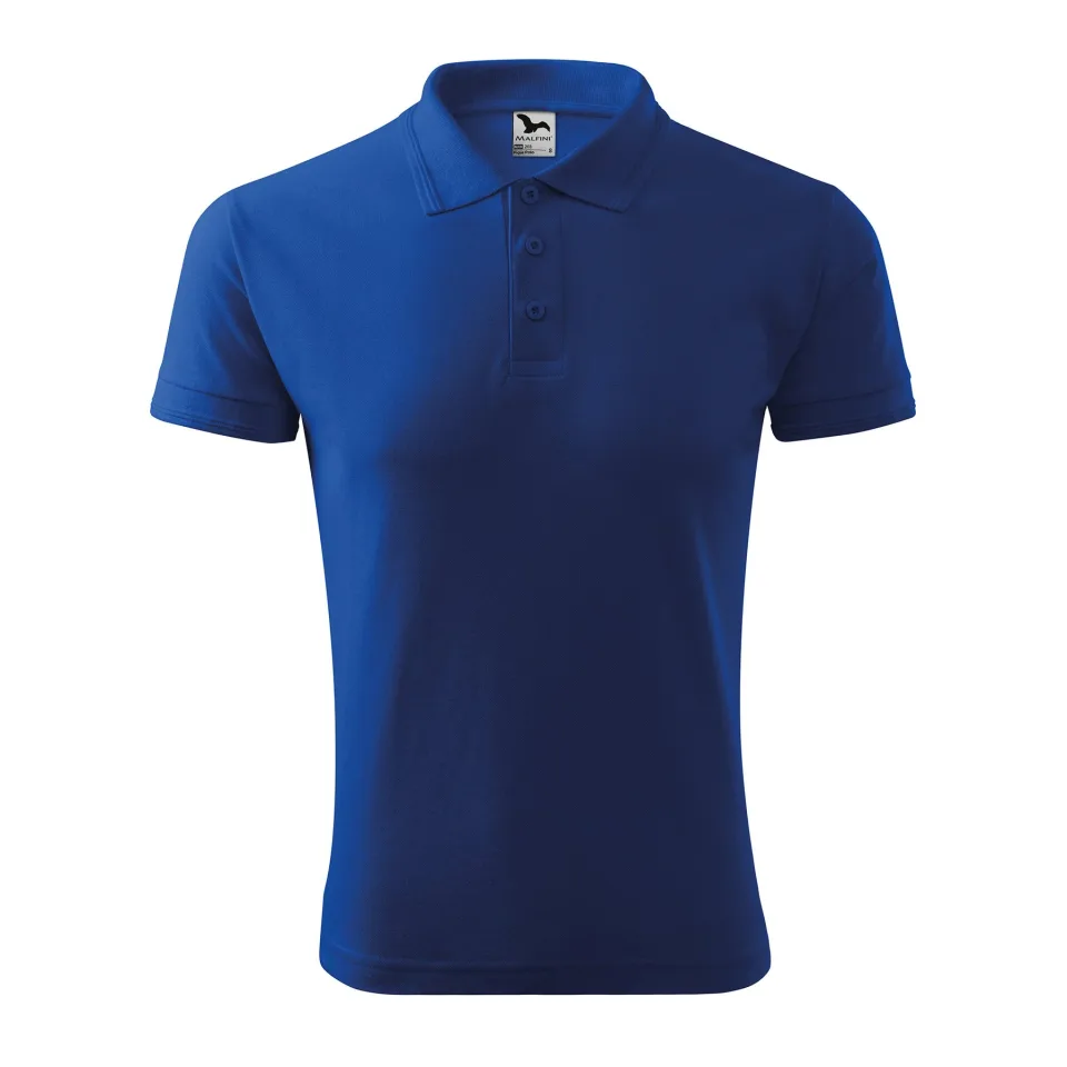 Tricou Polo bărbați Malfini Pique Polo 203, mărimea M, albastru