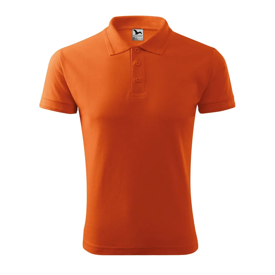 Tricou polo bărbați Malfini Pique 203, mărimea XXXL, portocaliu