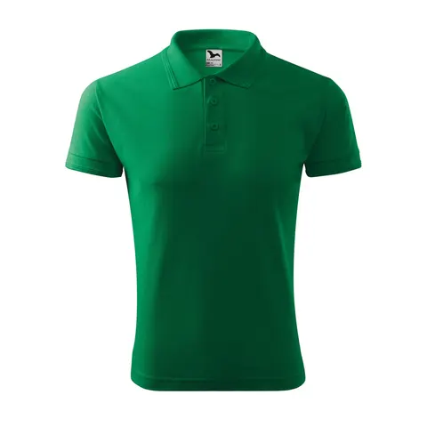 Tricou Pique Polo Malfini pentru bărbați 203, mărimea M, verde