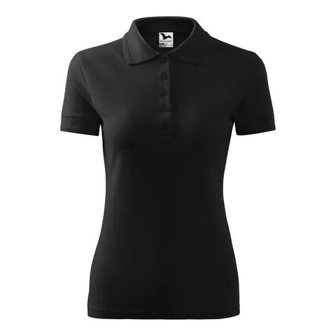 Tricou polo damă Malfini Pique Polo 210, mărimea S, negru