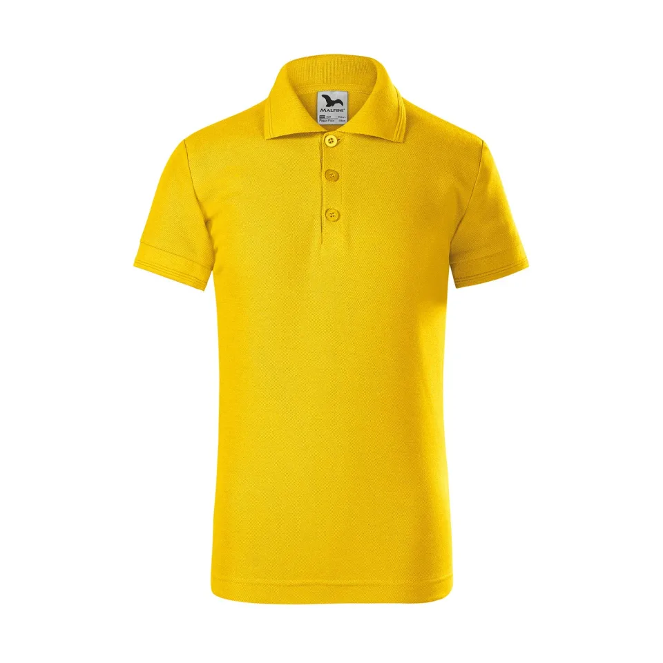 Malfini Kids Tricou Polo Pique 222, mărimea 110 cm, vârstă 4 ani, galben
