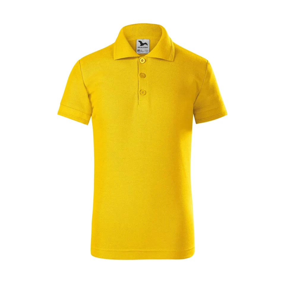Malfini Tricou polo copii Pique Polo 222, mărimea 134 cm, vârstă 8 ani, galben