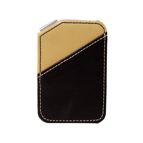 Money Clip Trip, cu suport pentru carduri, maro deschis