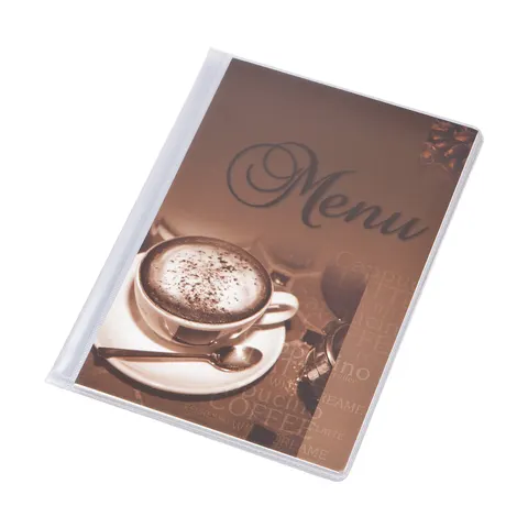 Mapă meniu, pentru cafenea, A5, PVC, tip 1