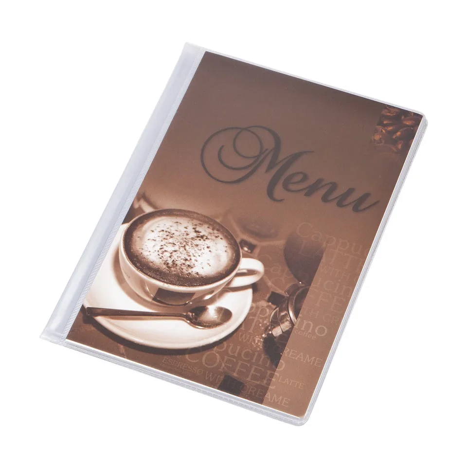 Mapă meniu, pentru cafenea, A5, PVC, tip 1