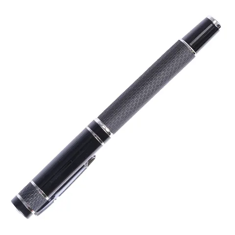 Knit Rollerball, metal și piele, negru