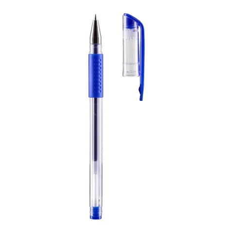 Biro Time G-1000 Pix cu gel, cu capac, 0.7 mm, albastru