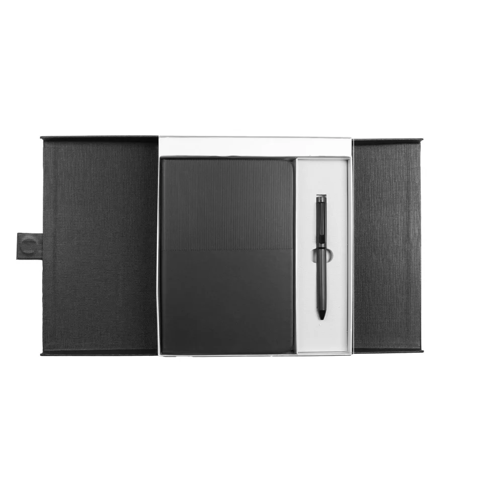 Set caiet & pix Matrix Neo, în cutie, negru
