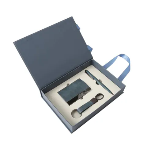 Set cadou Matrix Quatro, în cutie, albastru